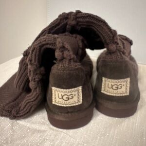 UGG Chocolate Knit Sole Boots